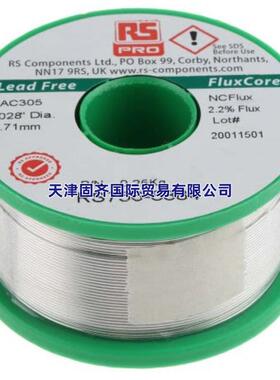 756-8884 RS PRO焊锡丝 焊料SAC305型号,0.71mm直径 松香基,250g