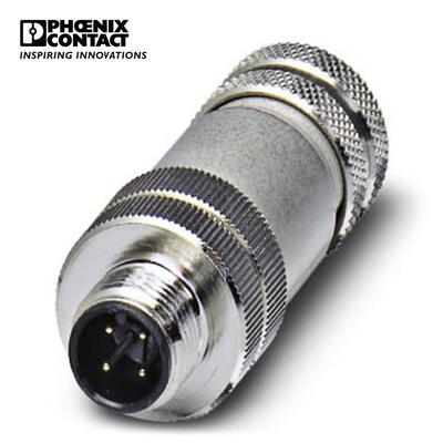 菲尼克斯连接器4芯M12SACC-M12MS-4CON-PG7-SH-1693830