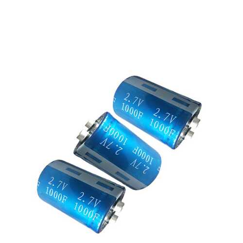 圆柱体螺纹型超级电容器 汽车启动储能电源 双层电容2.7V1000F
