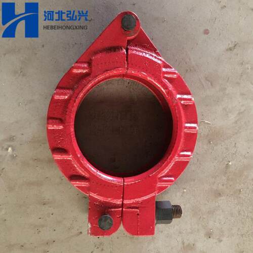 DN125A/B型精铸管卡 大螺母5.3kg管卡 加重铸造管卡