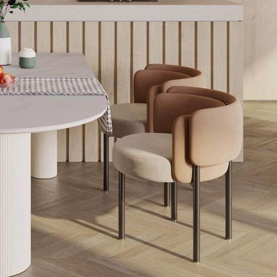 现代拼色弧形家用餐椅小户型客厅通用靠背椅咖啡店美甲梳妆休闲椅,模玩/动漫/周边/娃圈三坑/桌游,模型制作工具/辅料耗材,淘宝优惠券,粉丝福利购,淘宝优惠卷