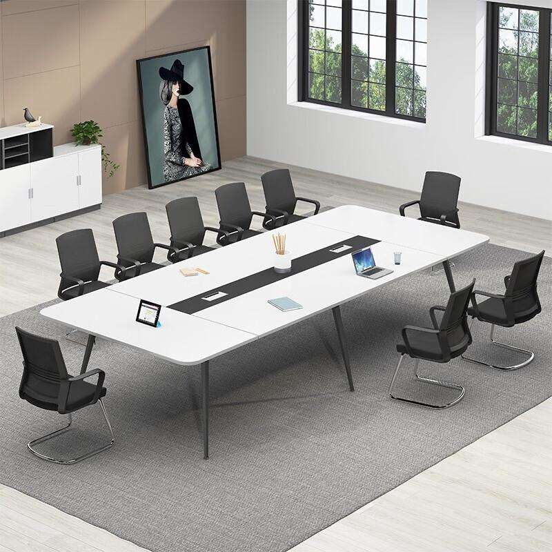会议桌青岛办公家具会议桌钢架桌板式会议桌简易会议桌会议室用桌