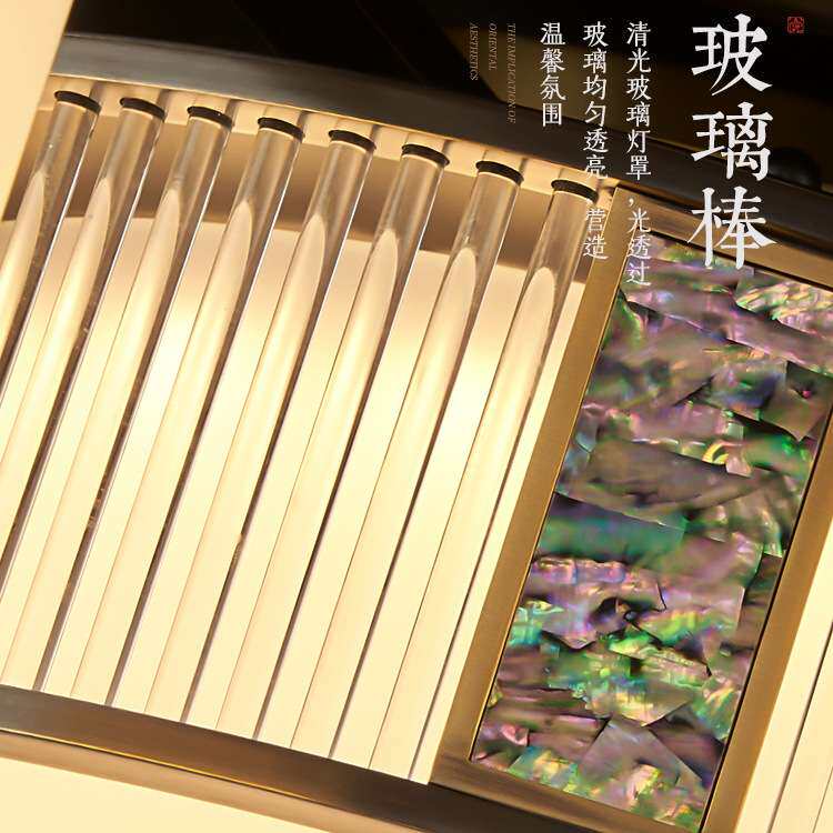 新中式全铜客厅吊灯中国风禅意实木高档大气别墅餐厅卧室中式灯具