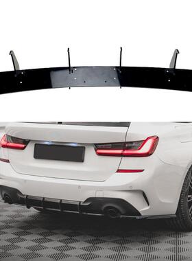 适用宝马3系G20 320i 325i 330i 2019+后唇风刀刀锋扰流板改装
