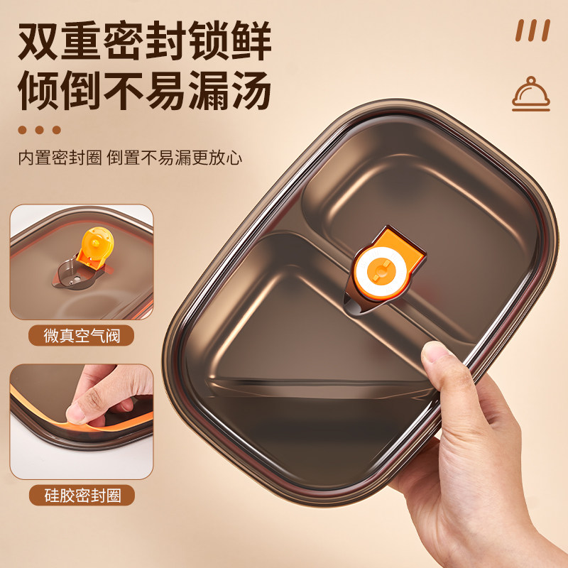 304不锈钢饭盒食品级微波炉