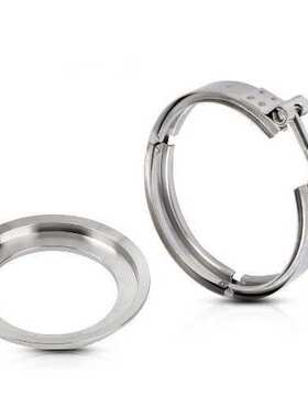 含税 S400 S400SXE S475 S480 T6 涡轮不锈钢法兰卡箍5-4寸