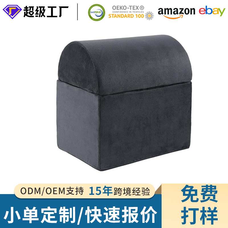 热销办公桌下腿枕可调节A19脚踏垫防滑底部设计久坐办公护腿脚垫
