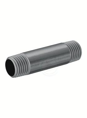teel Threaded Pipe Nipple,Thread on Both Ends,1/2BSPTx1/2NPT