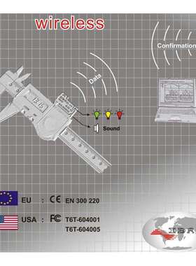 德国IBR远距离200米内马尔mahr数显千分表无线发射器 SPC数据采集