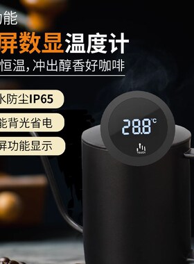 电子新品触屏数显温度计防水水壶配件大屏高清显示精准快速测温计