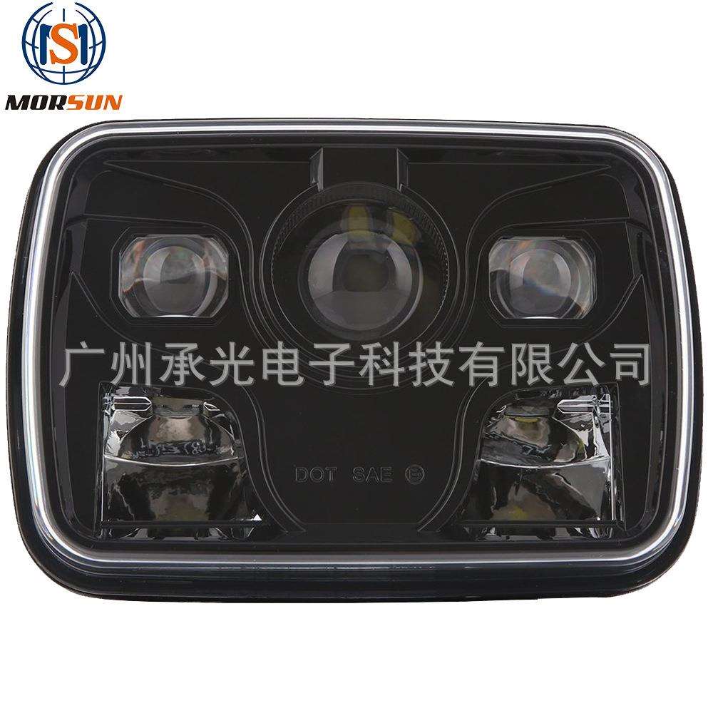 5x7寸方型led大灯适用吉普牧马人led方灯卡车货车改装大灯