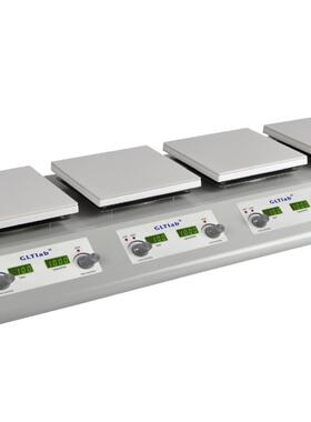 多联多位恒温4位陶瓷板加热磁力搅拌器加热板SHC-4P