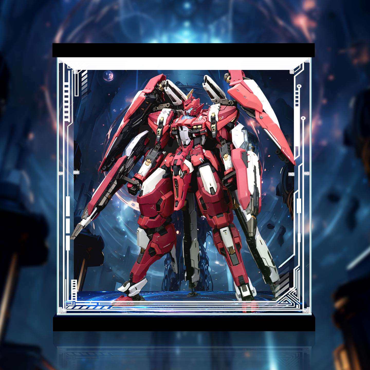 亚克力展示盒先祖效应至臻级卫国高达积木亚克力收纳透明展示盒