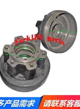 TOYOTA丰田电动叉车配件7FB10-15前轮制动刹车轮毂42431-13600-71