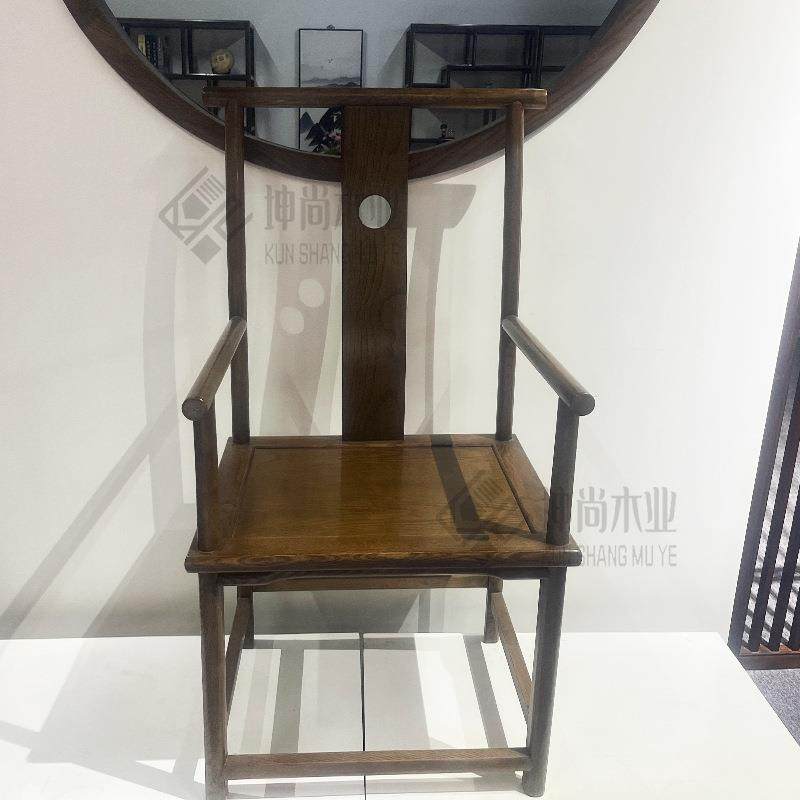 四出头椅新中式办公靠背椅餐馆餐桌实木椅茶桌凳子主人椅子,电子元器件市场,其它元器件,淘宝优惠券,粉丝福利购,淘宝优惠卷