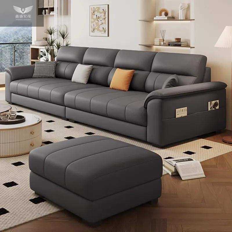 2025新款意式轻奢沙发客厅直排沙发豪华小户型家用真皮沙发,3C数码配件,摄像机配件,淘宝优惠券,粉丝福利购,淘宝优惠卷