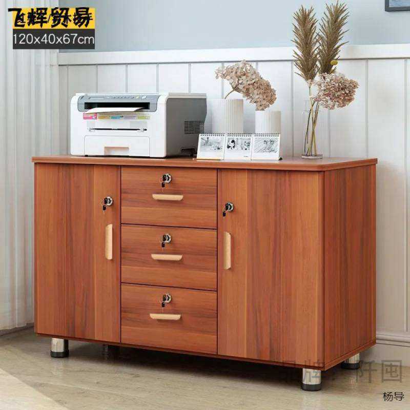 加高木板办公柜落地式文件柜带锁三抽屉带门收纳资料柜储物移动柜,3C数码配件,摄像机配件,淘宝优惠券,粉丝福利购,淘宝优惠卷