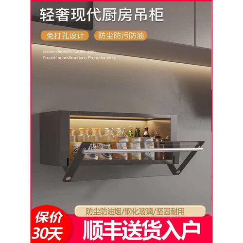 my厨房调味料置物架家用壁挂式免打孔收纳架子吊柜下方备菜盘储物