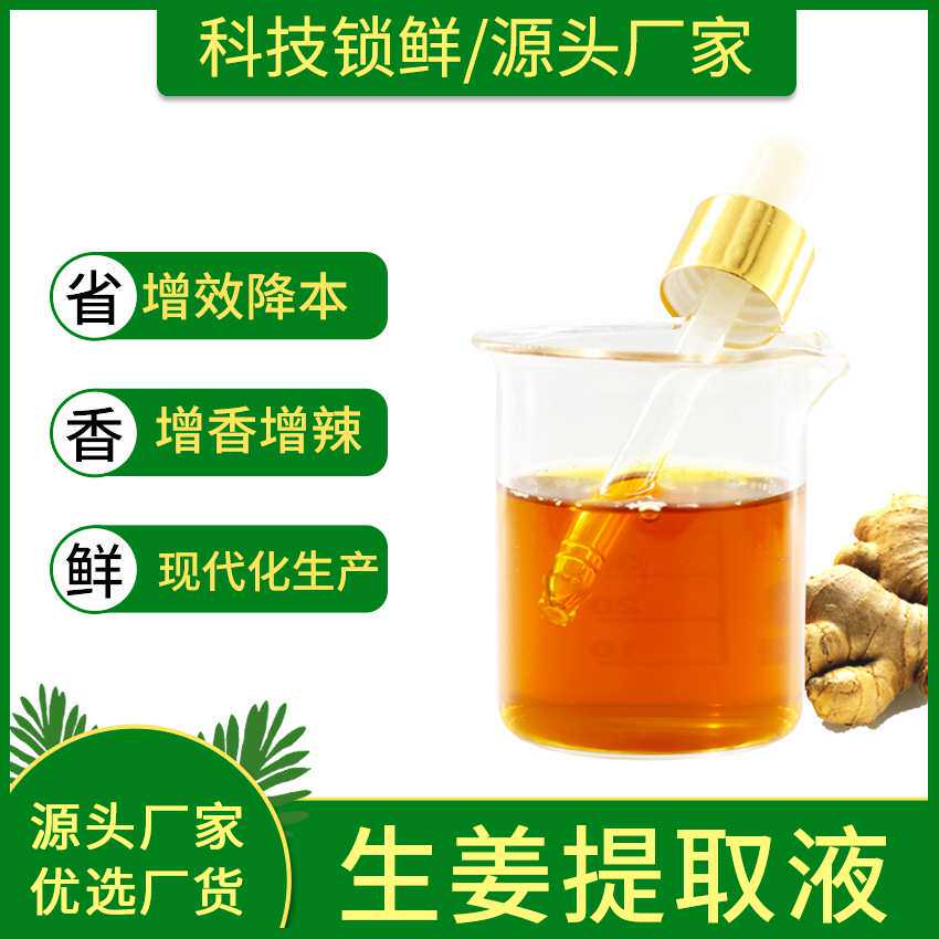工厂 鲜辣水溶性小黄姜纯姜汁生姜提取液