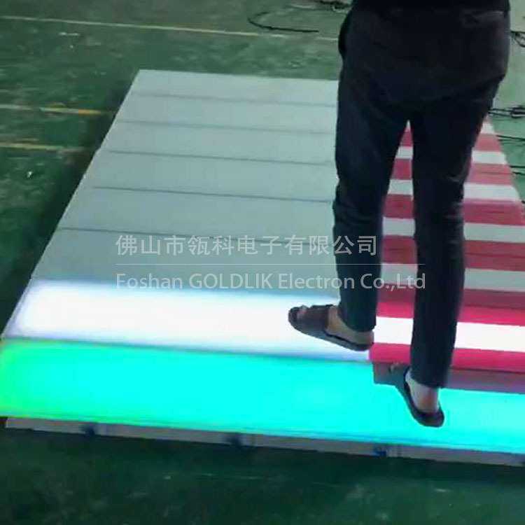 LED钢琴感应地砖灯,LED感应地砖灯,舞台节日装饰脚踩灯