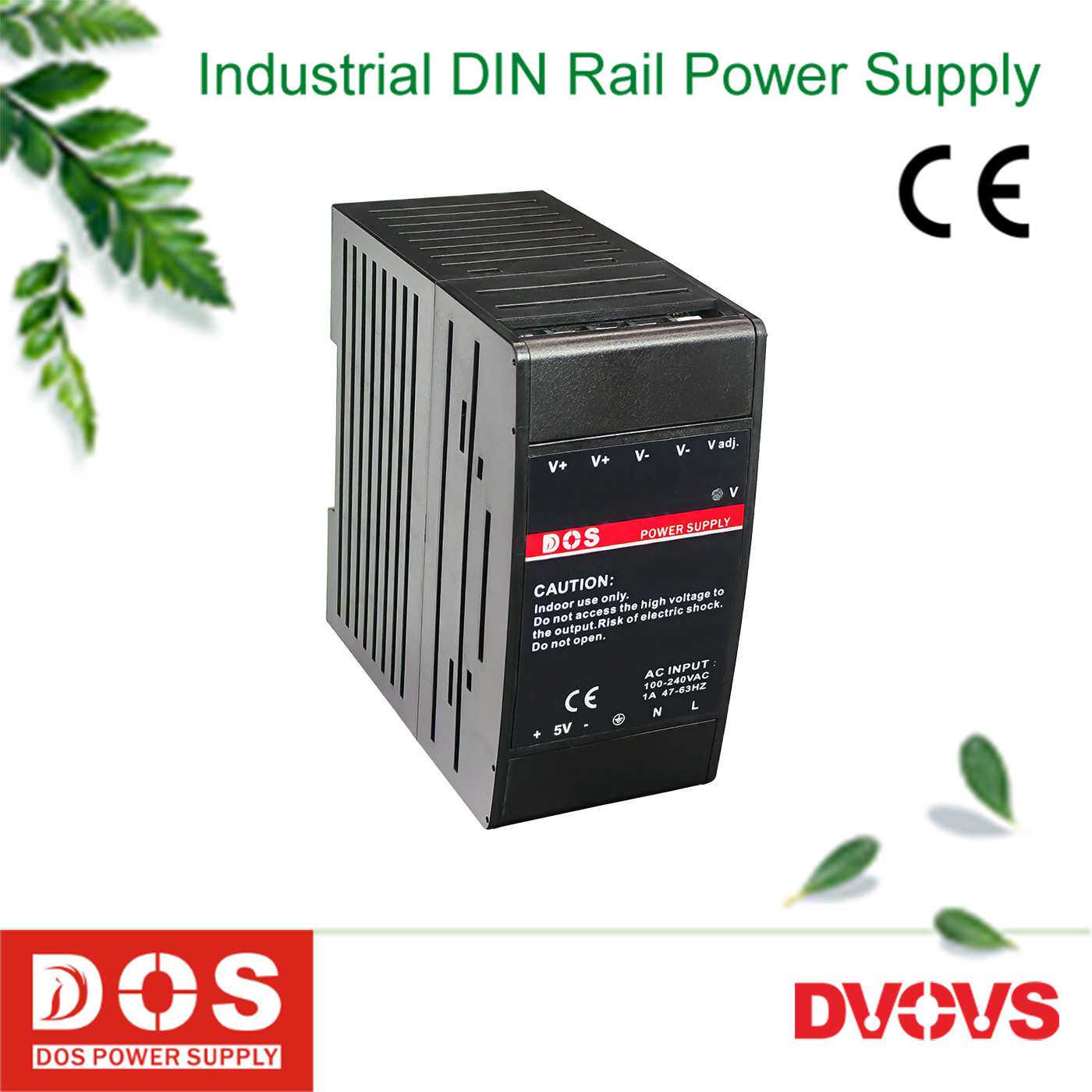 5V2A和24V2A两路输出导轨式开关电源供应器CDR-60-ACP质保三年