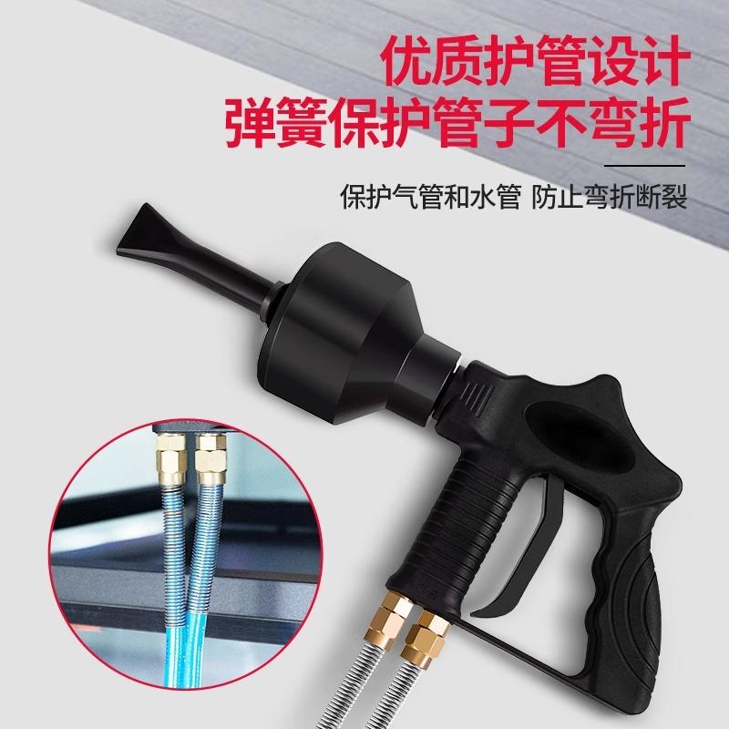 洗车水汽气混合枪双管泡沫枪喷枪壶高压自助专用汽车高压便携