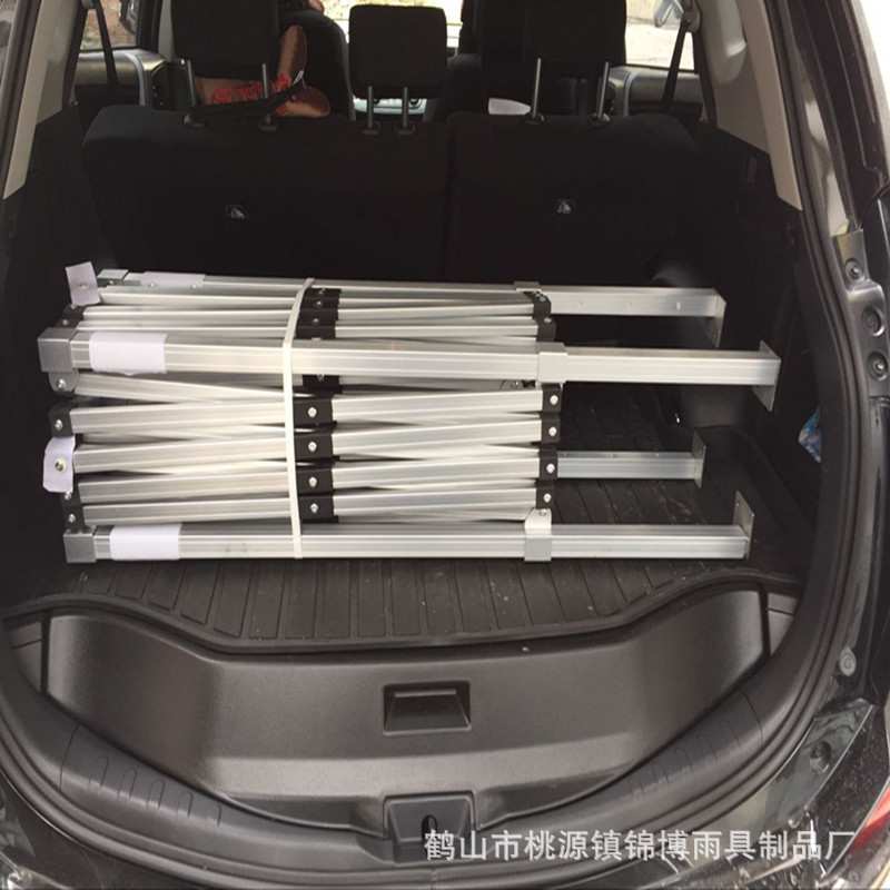 三折户外广告展销摆摊折叠大伞遮阳棚车蓬雨棚伸缩帐篷伞印字