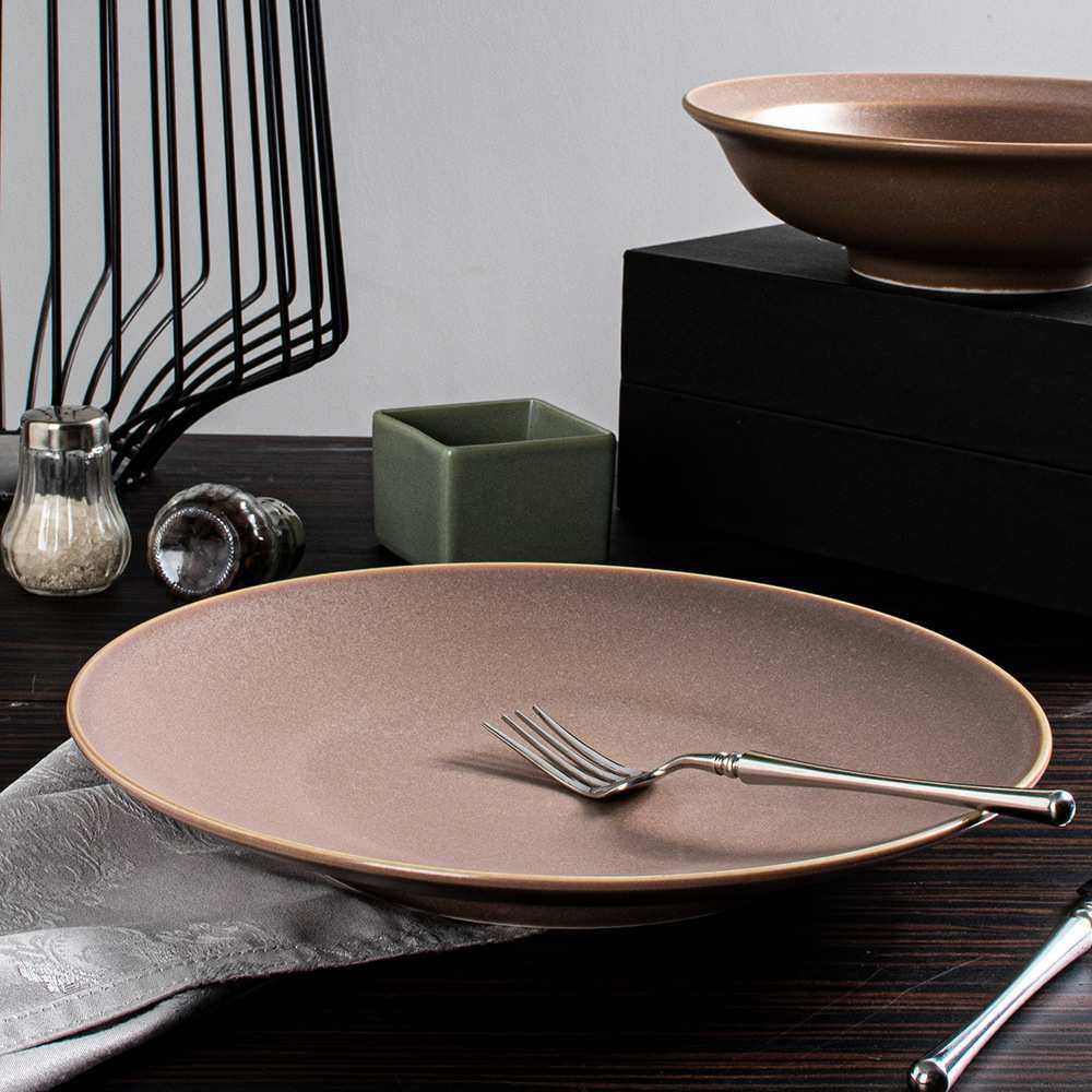 简约斗笠盘家用沙拉碗复古意境菜盘餐厅汤盘创意摆盘餐具陶瓷盘子,3C数码配件,摄像机配件,淘宝优惠券,粉丝福利购,淘宝优惠卷