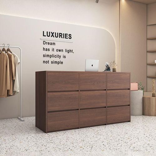 yud服装店收银台复古吧台女装小型柜台简约理发店咖啡馆前台接待