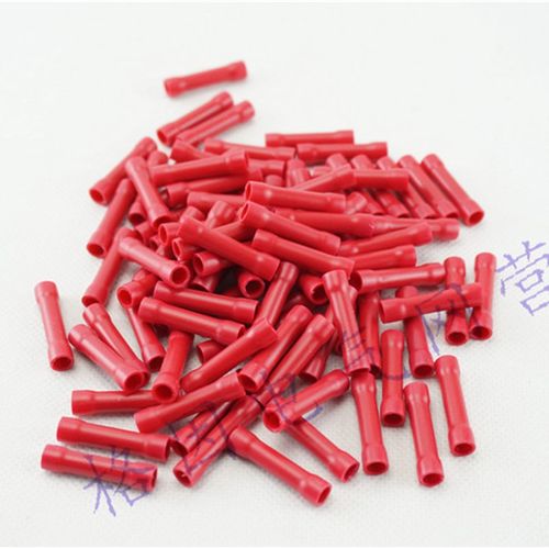 BV-14 冷压绝缘端子 全绝缘管形端子 汽车电线中间对接头200只/包