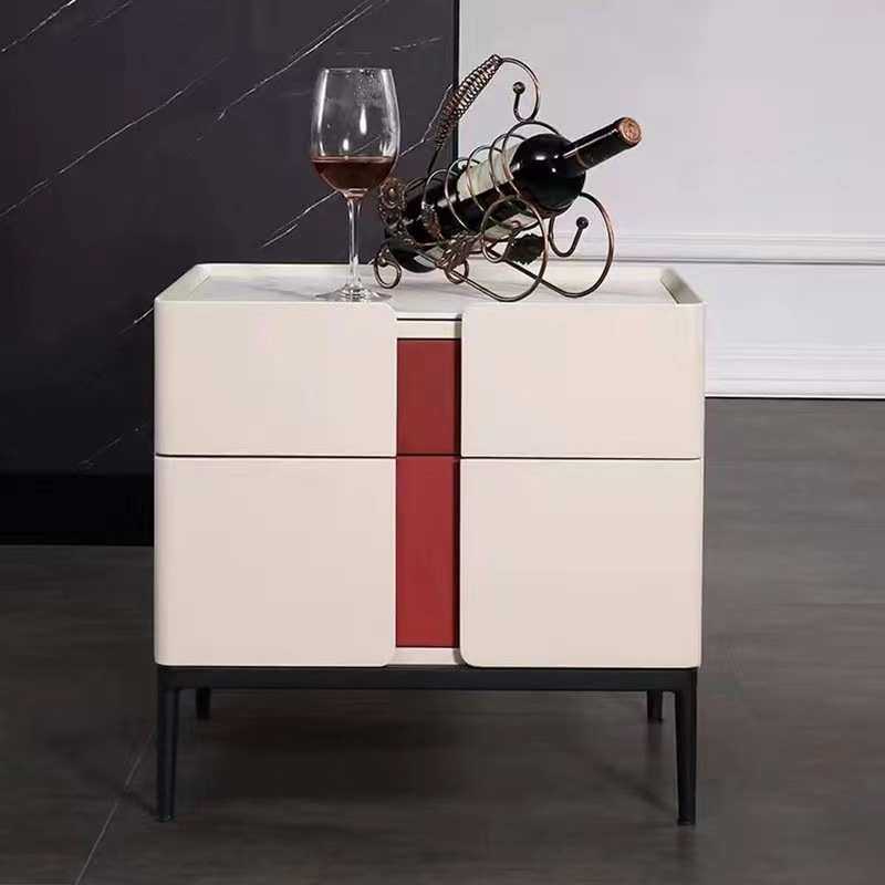 轻奢岩板床头柜高级感小型收纳储物床边柜意式现代简约卧室收纳柜,3C数码配件,摄像机配件,淘宝优惠券,粉丝福利购,淘宝优惠卷