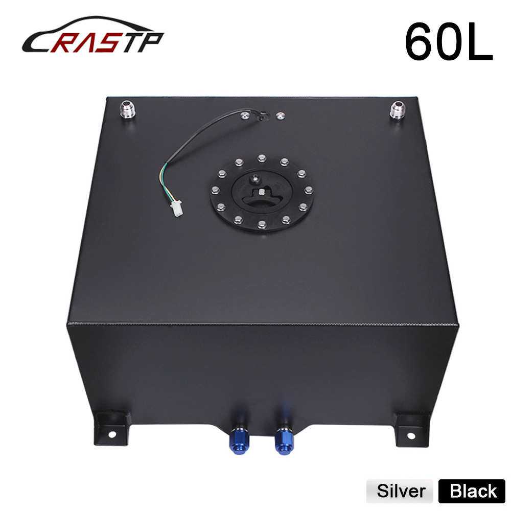 一件代发60L副油箱铝合金泡沫塑料盖带传感器15加仑外置储油罐