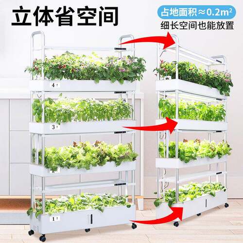 厂家智能多层种植机无土栽培设备 亚马逊园艺 家庭阳台种菜机