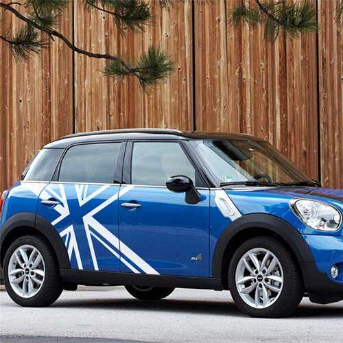 适用于mini Cooper R56R57R50R61R60F55F56全系侧裙车门贴纸A136