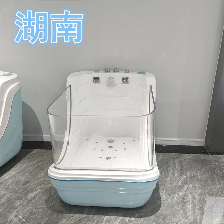 广西婴幼儿游泳设备 亲子游泳水上乐园 儿童戏水池 曲面玻璃池