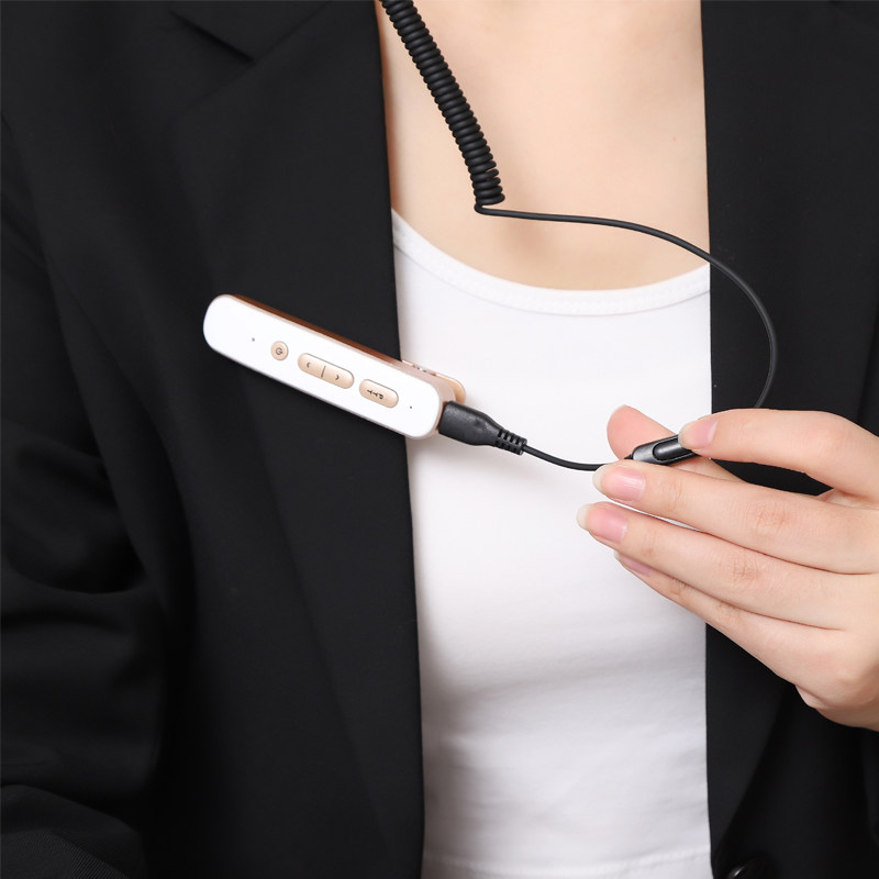 微型迷你耳挂式对讲机小机小型蓝牙无线对讲讲器饭店用耳机对机讲