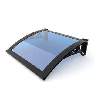 雨棚户外庭院露台窗户遮阳棚阳台家用防雨无声PC透明挡雨棚