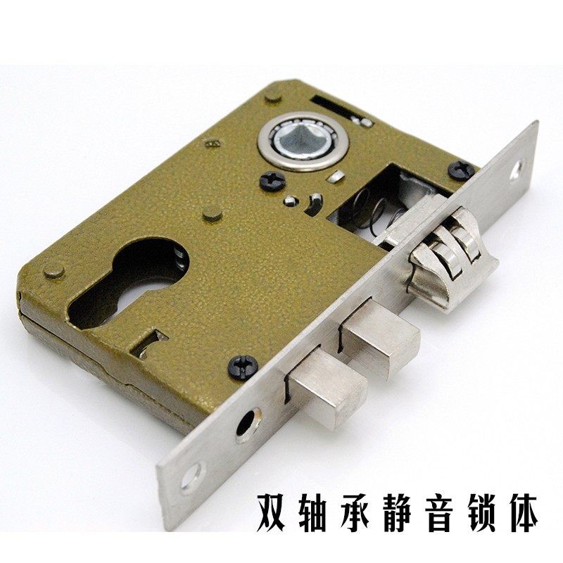欧式黄古铜轴承静音室内木门锁/卫生间/厨房门/执手锁双舌包邮