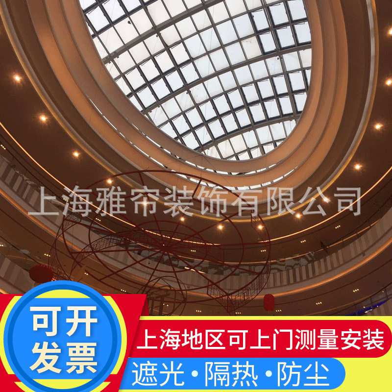 商场中庭广告条幅升降设备合金钢锻造起重吊钩铝合金电动葫芦吊钩