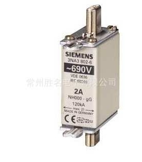 Siemens熔断器3ND1824 NH000 80A 500V aM 120KA 3ND1830/1832/36