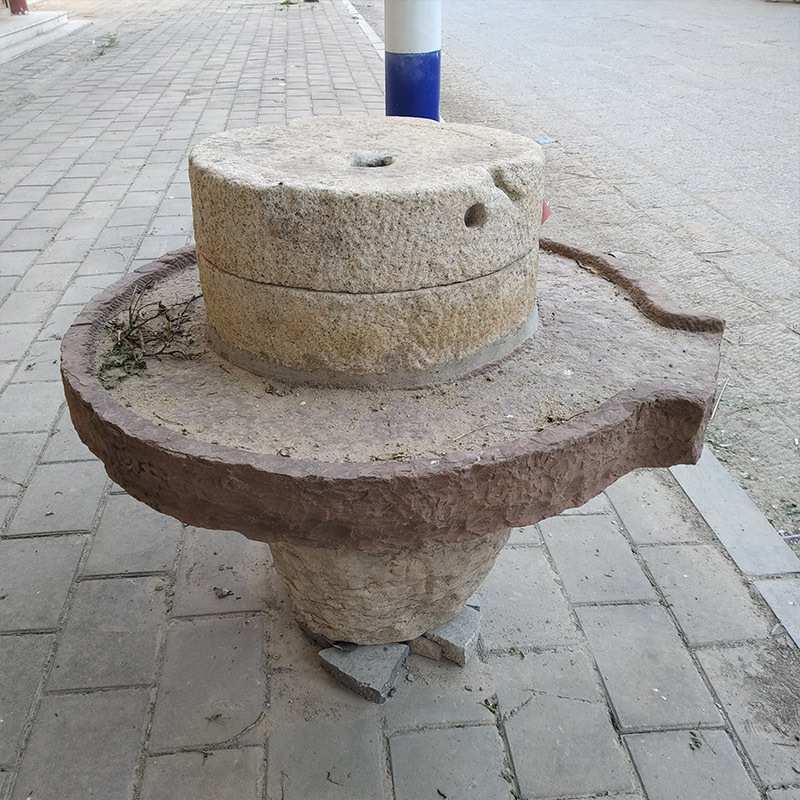 厂家仿古青石磨盘 别墅老院子景点摆件 传统花岗岩大理石石雕磨盘