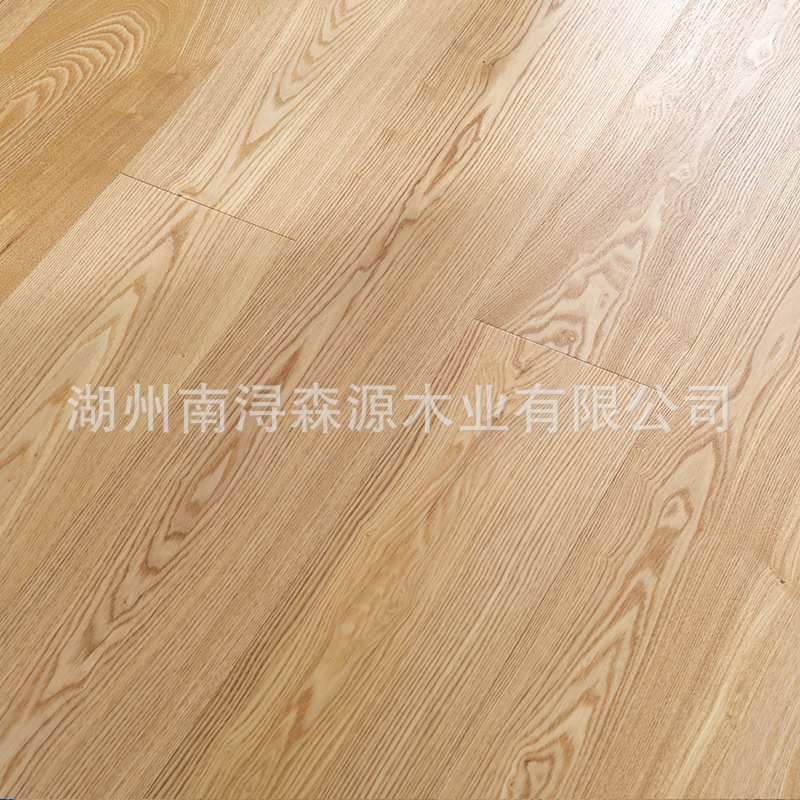 白蜡木新三层实木复合原木色地板现代简约家装锁扣地热