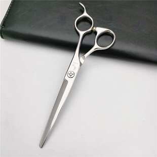 440C综合剪 6.5寸徒手剪 直杆子大刀 440C美发剪刀 小轴承螺丝