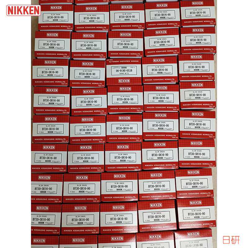 日研NIKKEN细杆刀柄BT30-SK13-90P-RP BT30-SK16-90 SK16-12AC