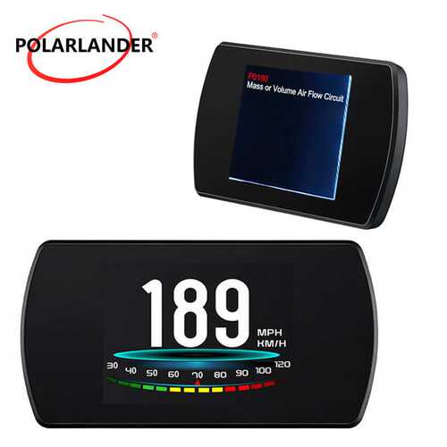 P12 车载4.3in抬头显示器OBD2系统智能行车电脑 多界面