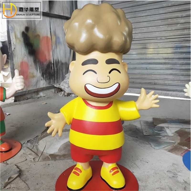 玻璃钢雕塑制作商场景观工艺品户外大型卡通公仔人物泡沫模型摆件