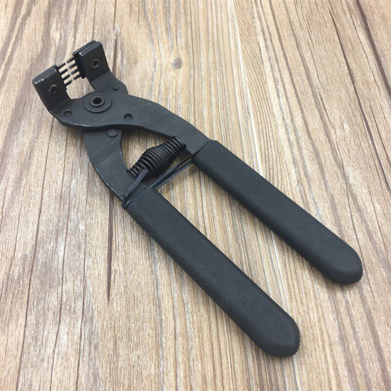 钳声无斩菱 菱斩 打孔器 皮革打孔工具 间距4mm 2齿4齿皮具工具