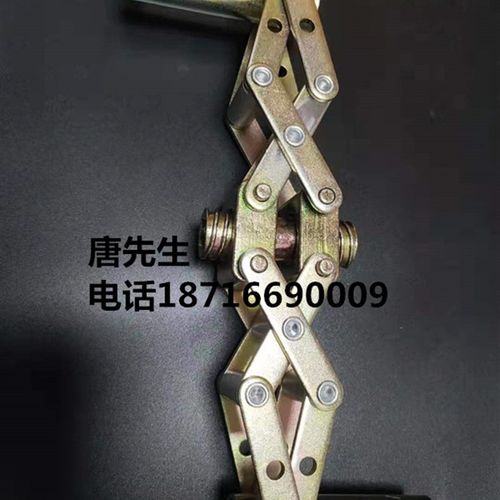 100型活动隔断屏风门传动杆 千斤顶 上下伸缩固定门板两头行程6cm