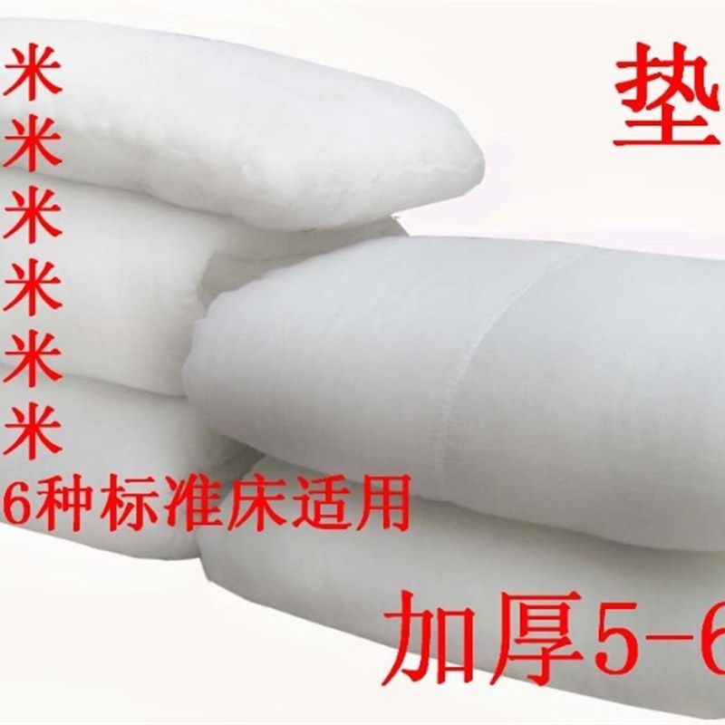 棉床褥丝棉花垫被/床垫褥子/棉絮/有网棉垫 垫被冬用5-6斤加厚