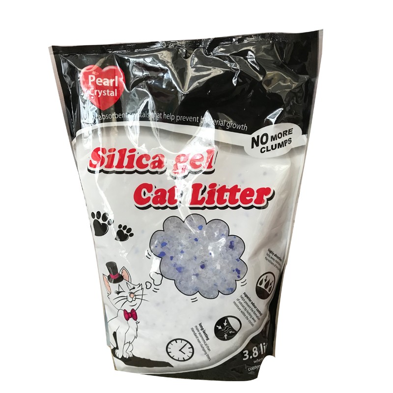 猫咪用品水晶猫工大颗粒水晶砂3沙除臭猫.8L一箱8袋砂厂直销